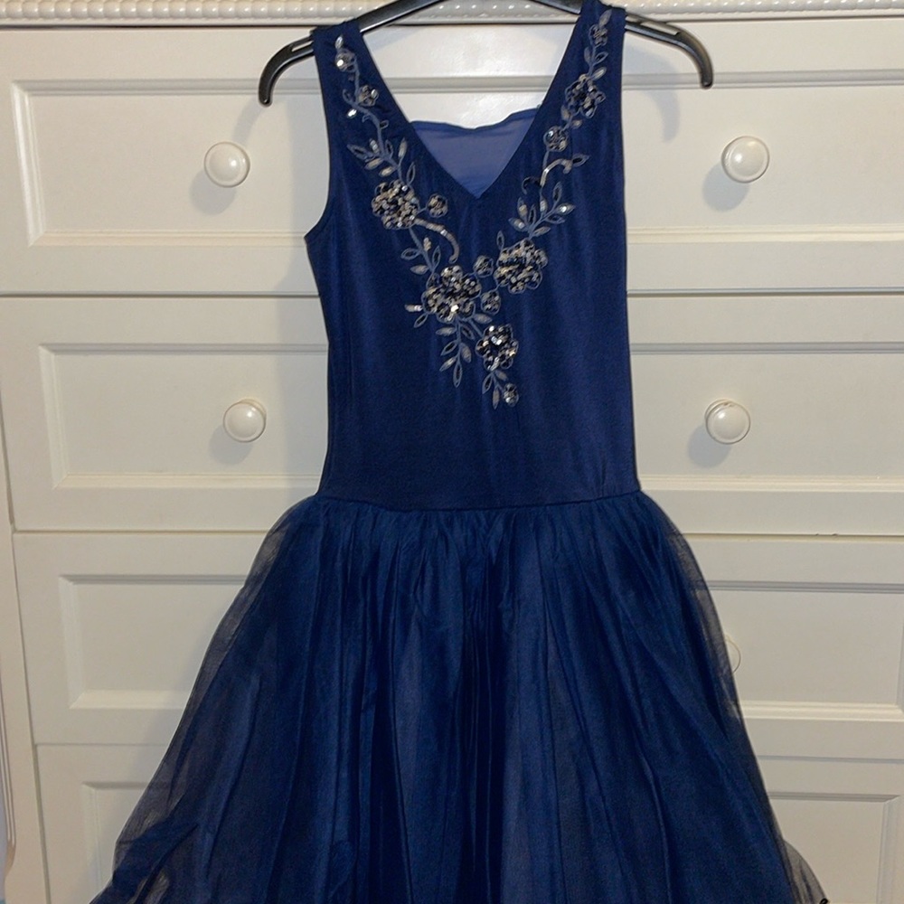 Royal Blue Mid-length Ballet Tutu